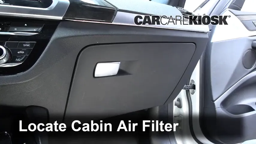 2018 BMW X3 xDrive30i 2.0L 4 Cyl. Turbo Air Filter (Cabin) Replace